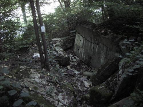 Ruine NES 303, MG-Scheinanlage